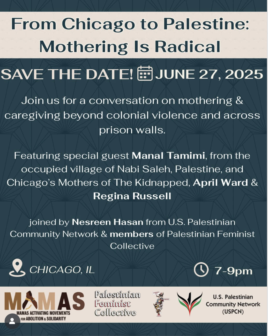 From Chicago to Palestine: Mothering Is Radical!